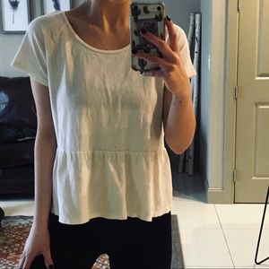 Madewell Peplum Tee
